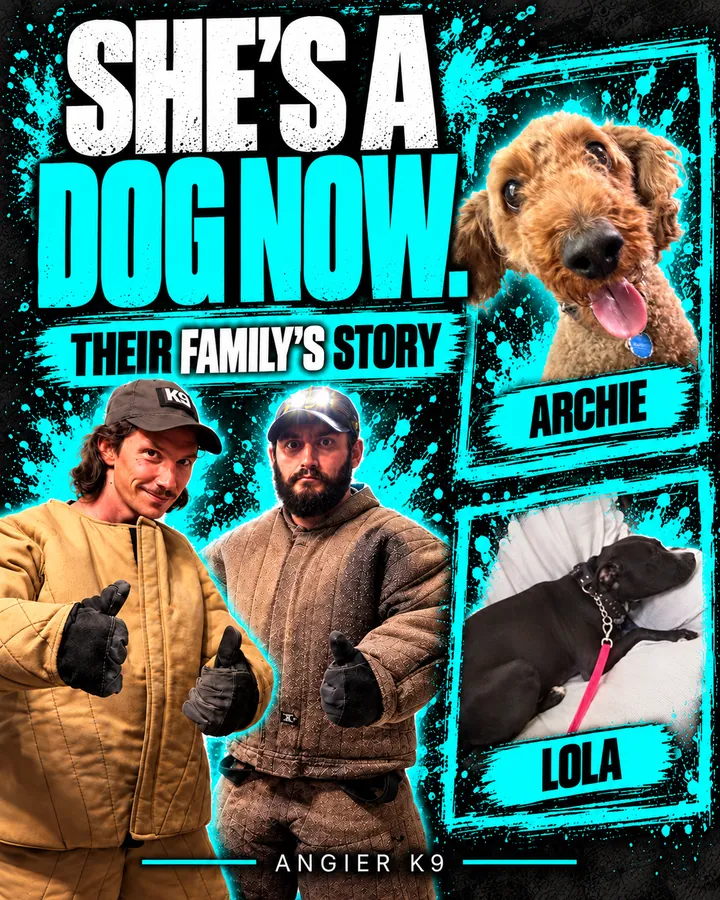 Angier K9 cover for Archie & Lola’s family story