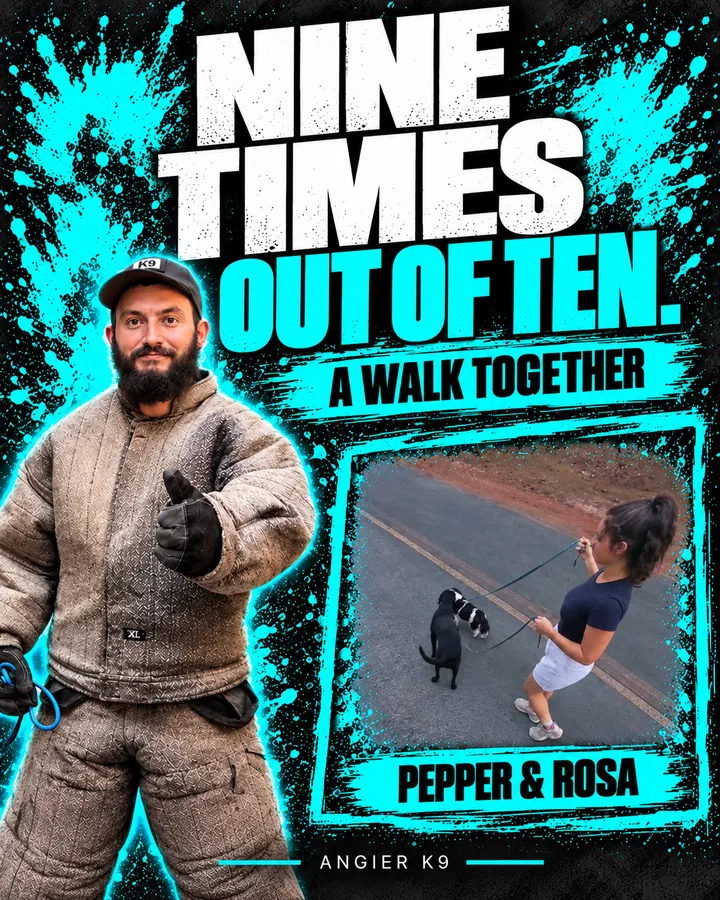 Angier K9 cover for Pepper & Rosa’s family story